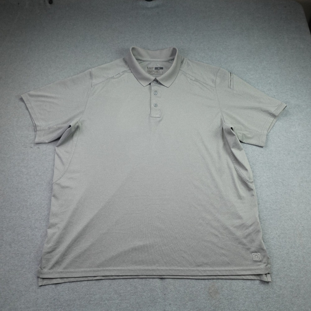 5.11 Tactical Polo Shirt Mens XL Gray Tactical Performance Golf